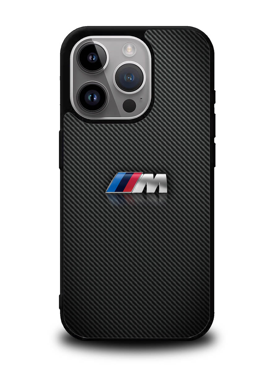 BMW M3 Logo Carbon iPhone 14 Pro Max Case QC4175