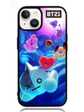 BTS BT21 Galaxy iPhone 14 Case
