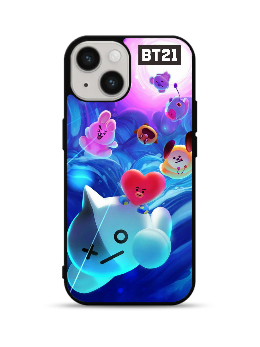 BTS BT21 Galaxy iPhone 15 Plus Case