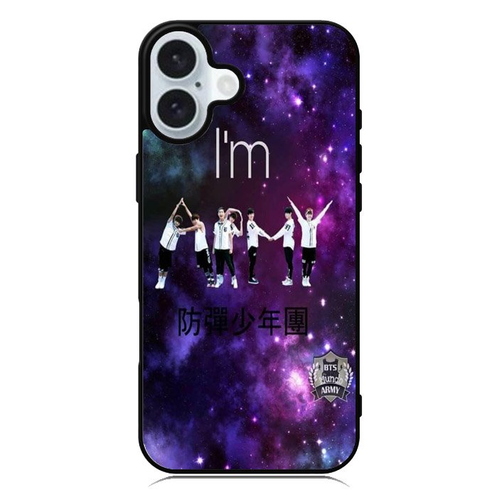 BTS Army Galaxy iPhone 16 Plus Case QC4251