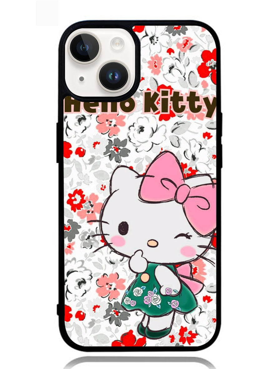 Hello Kitty Cute Flower iPhone 14 Case OV1905