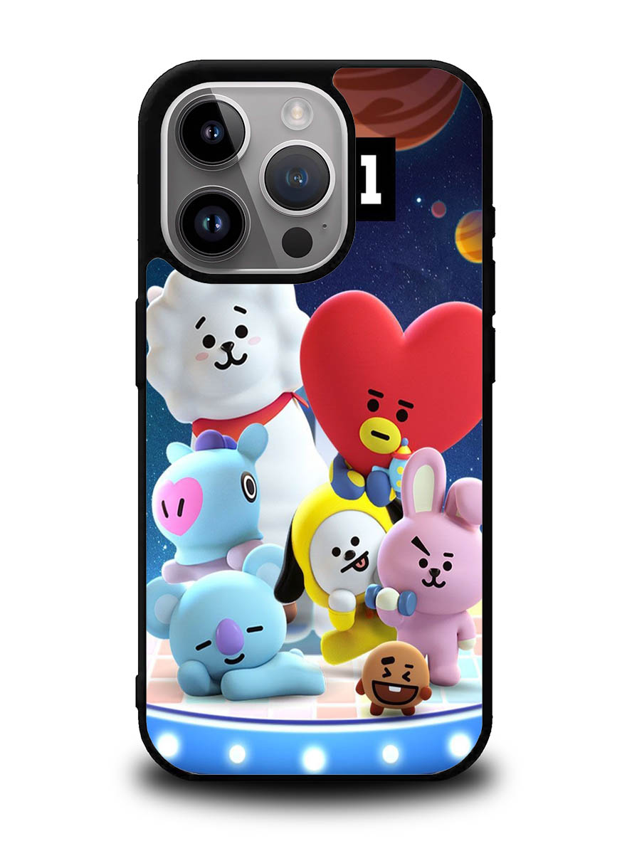 BTS BT21 Cute iPhone 15 Pro Case OV4272