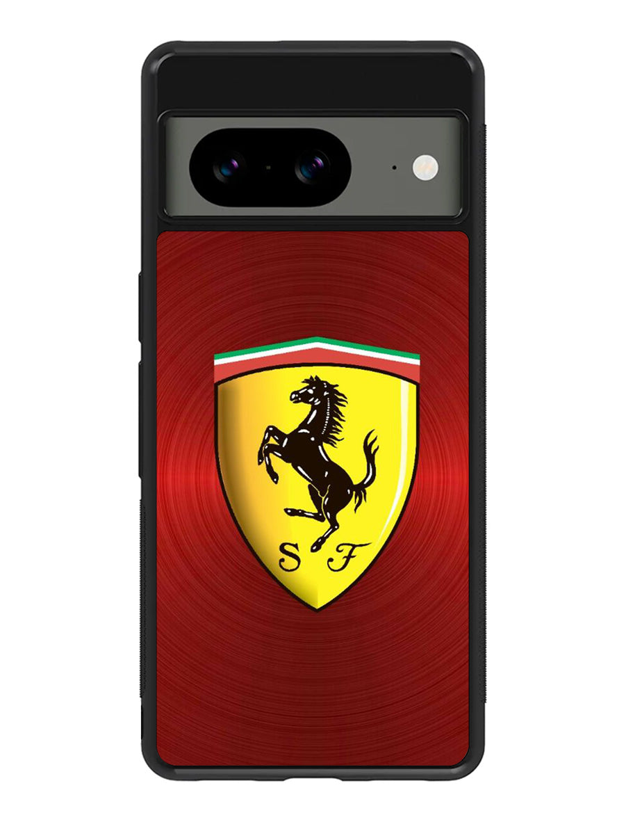 Ferrari Red Steel Google Pixel 8A Case QC4886