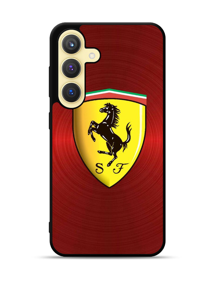 Ferrari Red Steel Samsung Galaxy S25 5G Case OV4886