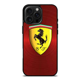 Ferrari Red Steel iPhone 16 Pro Max Case OV4886