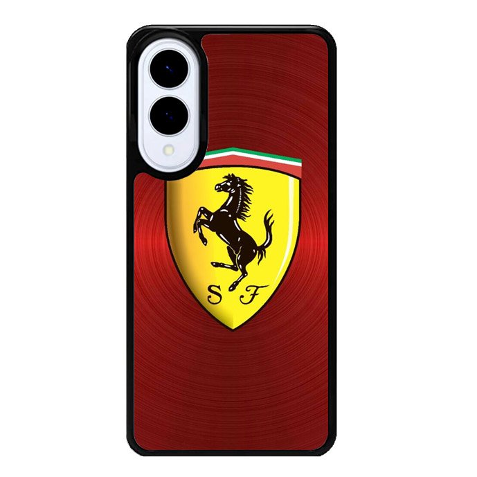 Ferrari Red Steel Samsung Galaxy S25 Edge 5G Case OV4886