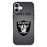 Oakland Raiders Logo iPhone 16 Plus Case QC3037