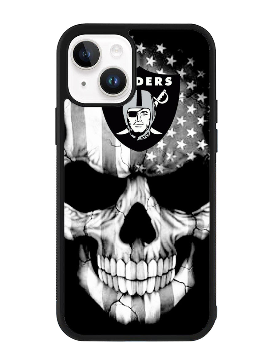 Skull Oakland Raiders iPhone 15 Case