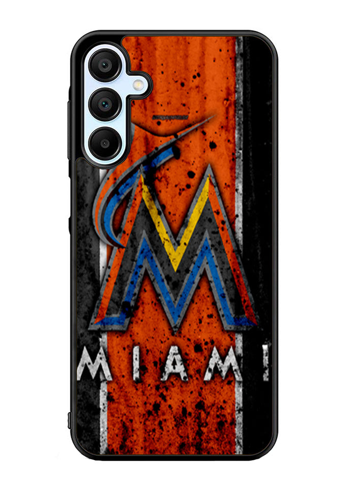 Miami Marlins Logo Samsung Galaxy A35 5G Case OV1914
