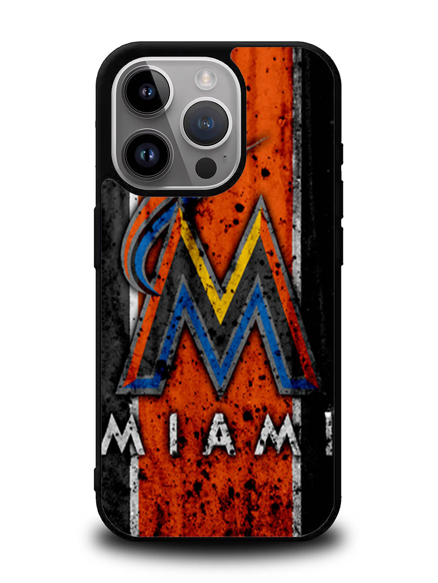 Miami Marlins Logo iPhone 14 Pro Max Case QC1914