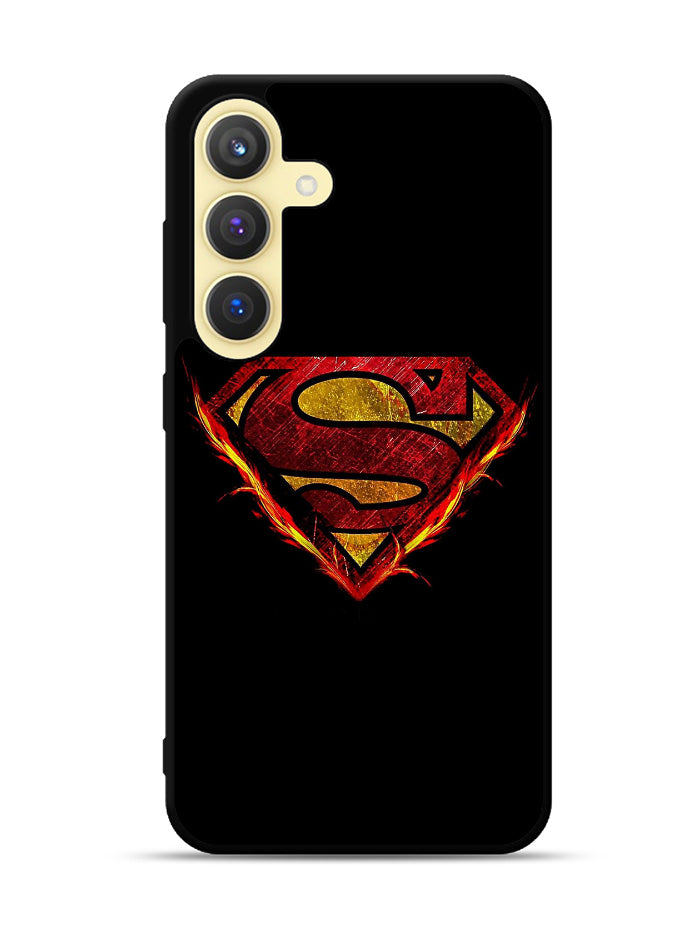 Superman Fire Logo Samsung Galaxy S25 5G Case OV2293