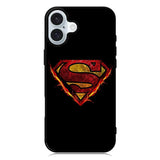Superman Fire Logo iPhone 16 Plus Case QC2293