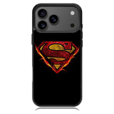 Superman Fire Logo iPhone 17 Pro Case OV2293