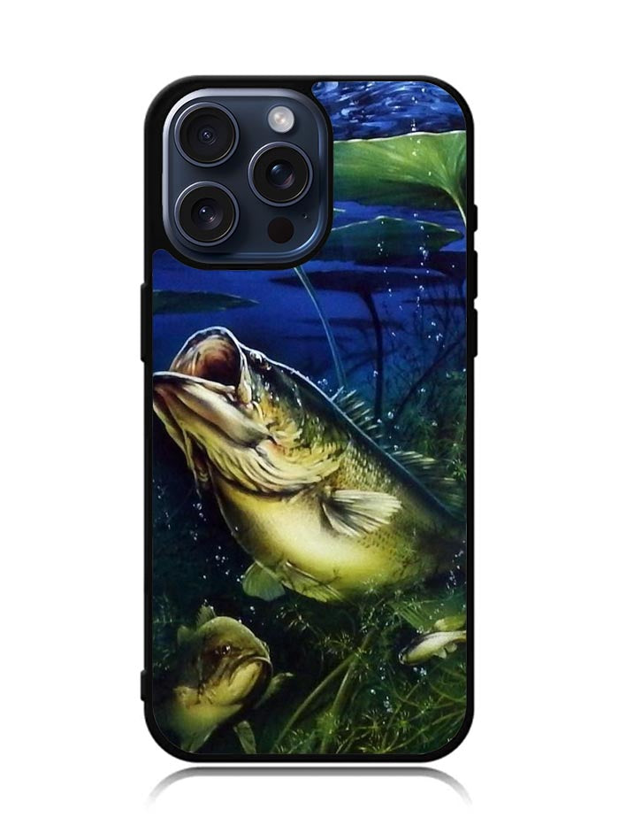 Bass Fishing Largemouth Fish iPhone 15 Pro Max Case OV4079