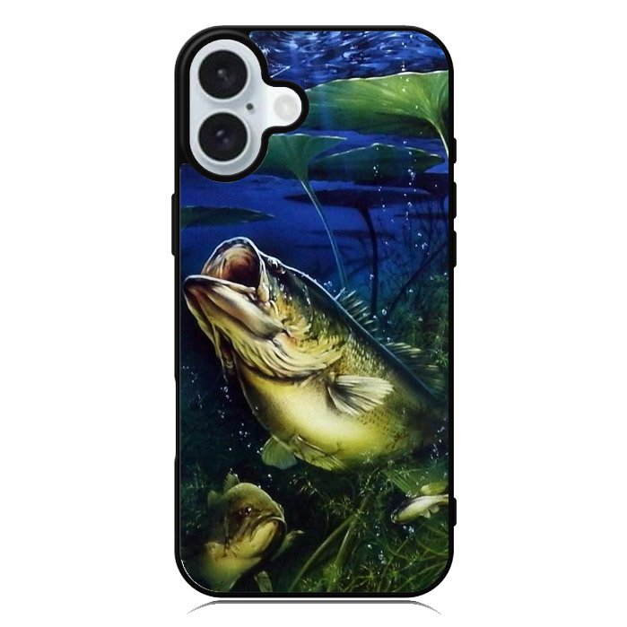 Bass Fishing Largemouth Fish iPhone 16 Case