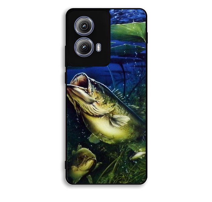 Bass Fishing Largemouth Fish Motorola Moto Edge 2024 Case OV5286