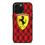 Ferrari Logo Smooth iPhone 16 Pro Case OV1916