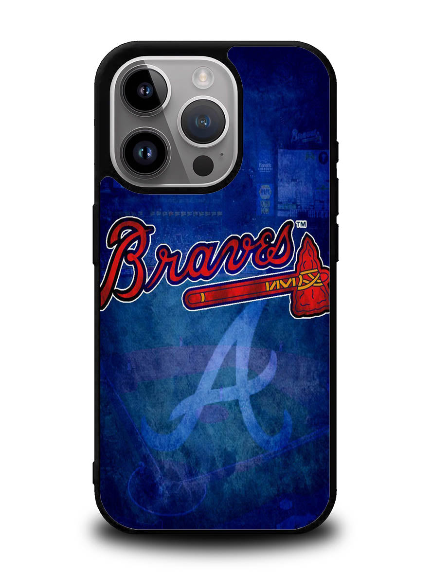 Atlanta braves wallpaper iPhone 15 Pro Case
