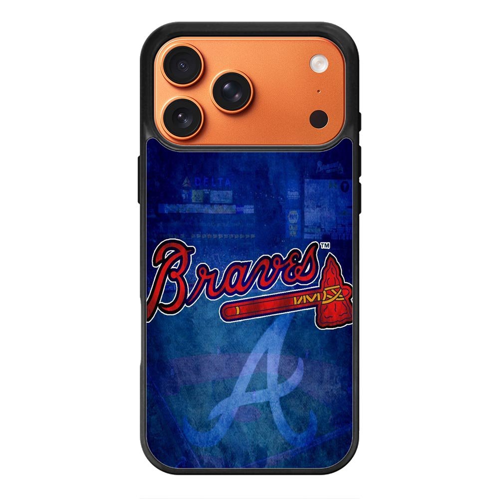 Atlanta braves wallpaper iPhone 17 Pro Case