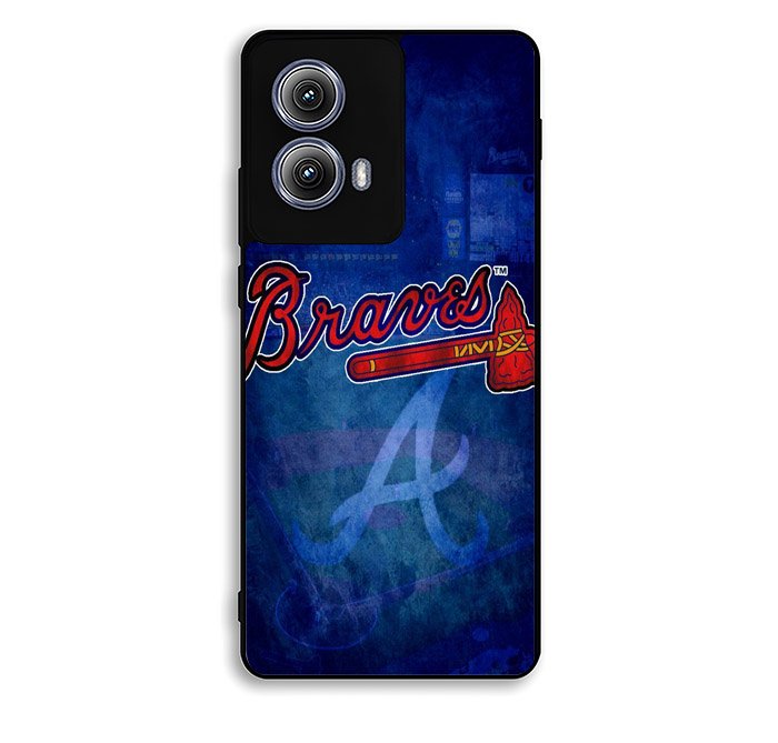 Atlanta braves wallpaper Motorola Moto Edge 2024 Case OV6889