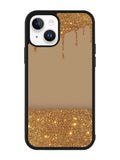 Dripping Gold Glitter iPhone 14 Plus Case QC4791