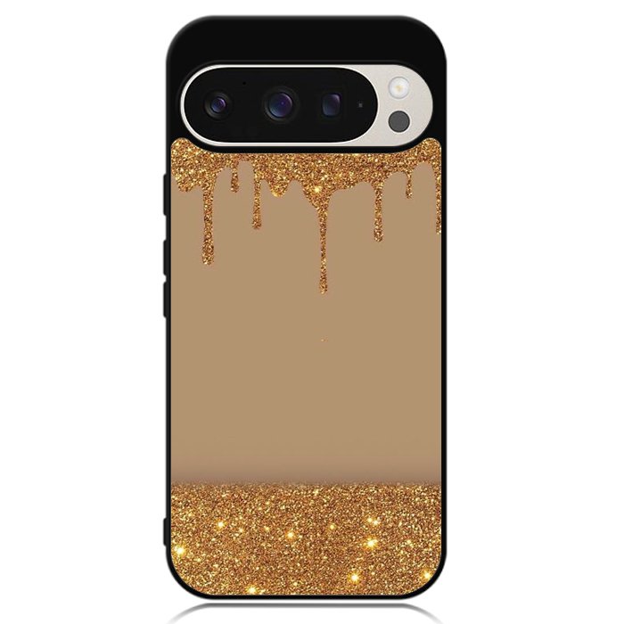 Dripping Gold Glitter Google Pixel 9 | Pixel 9 Pro Case OV4791