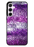 Pink Purple Silver Bling Sparkling Sparkles Samsung Galaxy A35 5G Case