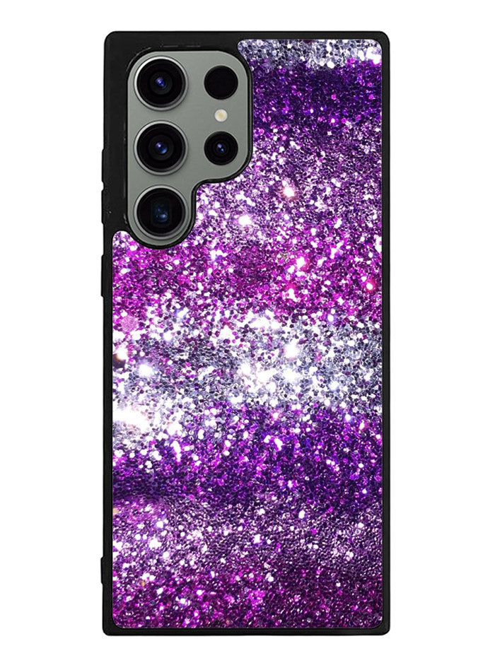 Pink Purple Silver Bling Sparkling Sparkles Samsung Galaxy S23 Ultra 5G Case