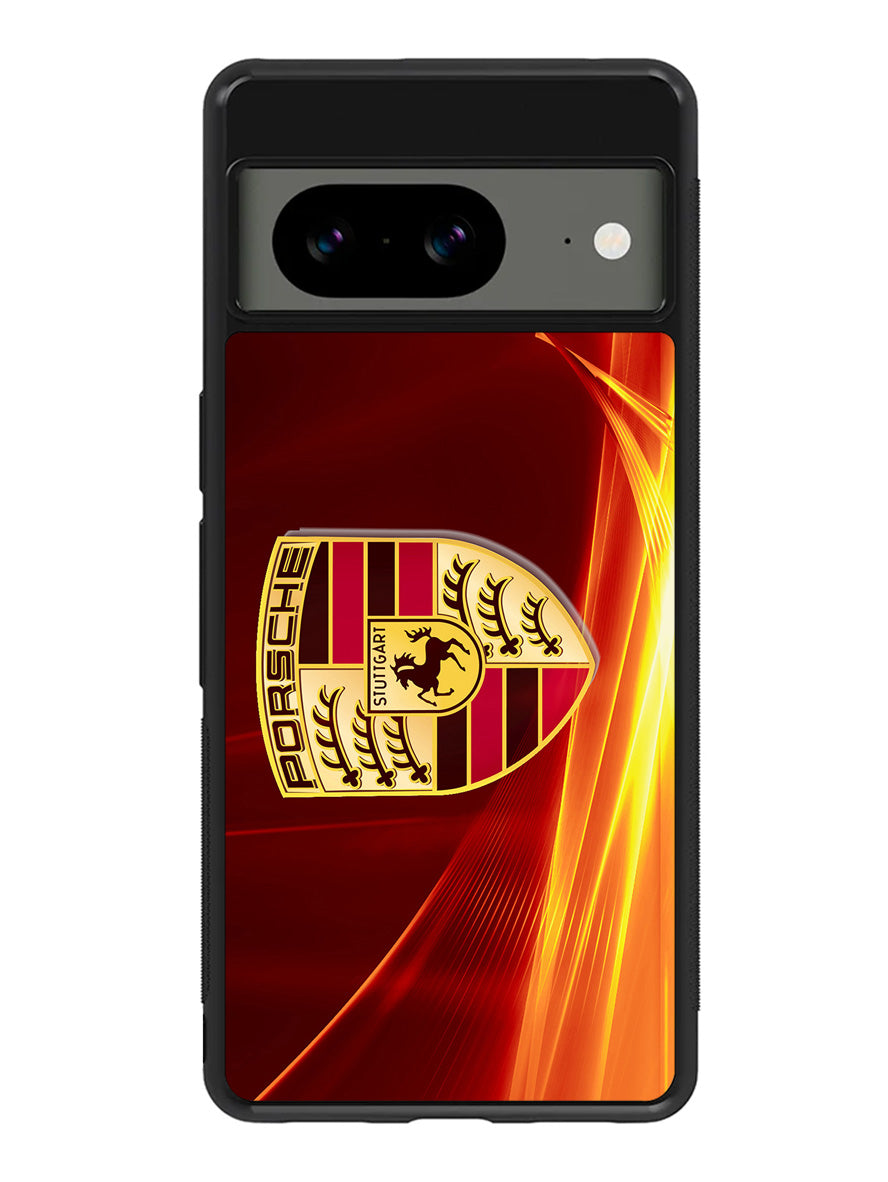 Porsche Fire Logo Google Pixel 8A Case QC2842