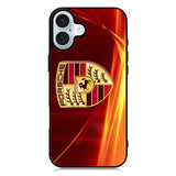 Porsche Fire Logo iPhone 16 Plus Case QC2842