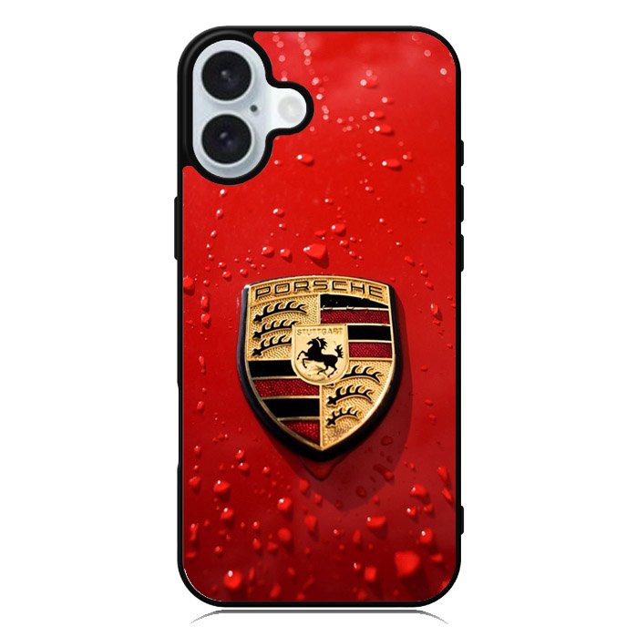 Porsche Logo automobil holding se iPhone 16 Plus Case QC1919