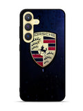 Porsche Logo Blue Background Samsung Galaxy S23 Plus 5G , Samsung Galaxy S23+ 5G Case QC2844