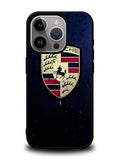 Porsche Logo Blue Background iPhone 15 Pro Max Case OV2844
