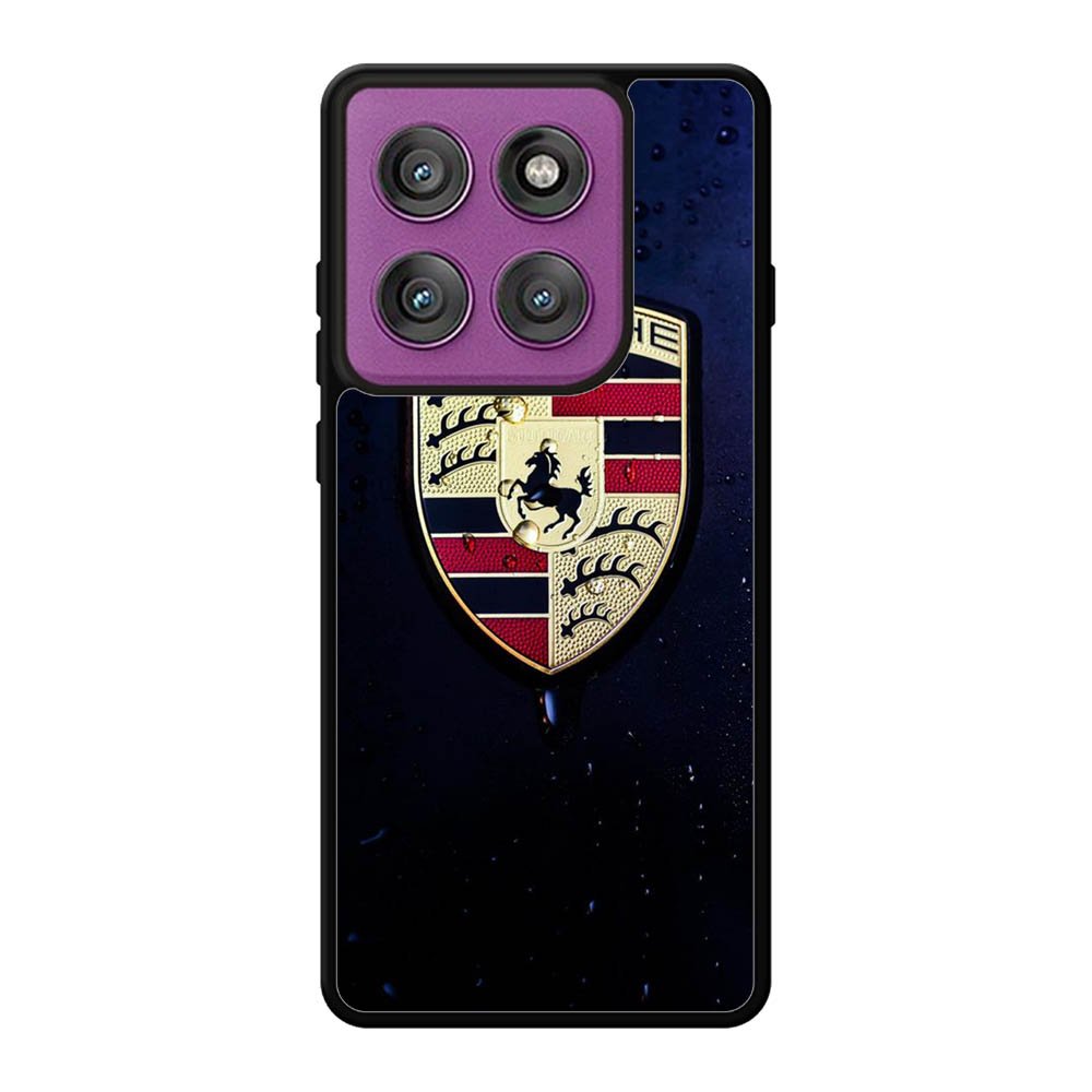 Porsche Logo Blue Background Motorola Moto Edge 60 Pro Case OV2844