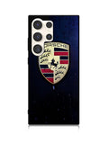 Porsche Logo Blue Background Samsung Galaxy S24 Ultra 5G Case OV2844
