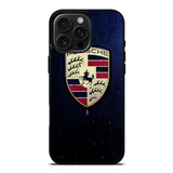 Porsche Logo Blue Background iPhone 16 Pro Case OV2844
