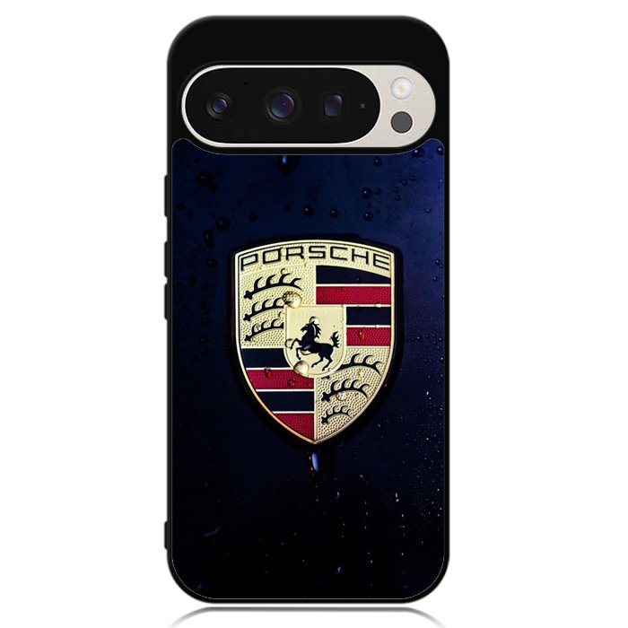 Porsche Logo Blue Background Google Pixel 9 | Pixel 9 Pro Case OV2844