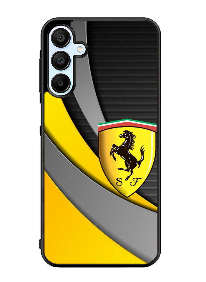Yellow Ferrari Logo Samsung Galaxy A35 5G Case OV1921
