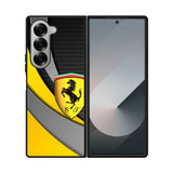 Yellow Ferrari Logo Samsung Galaxy Z Fold 7 5G Case QC1921