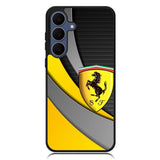 Yellow Ferrari Logo Samsung Galaxy S25 FE Case OV1921