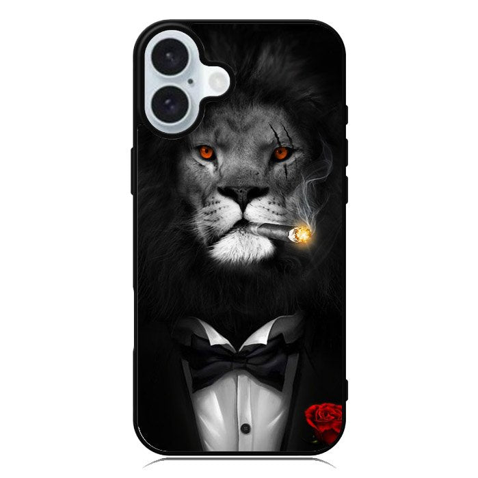 Big Boss Lion Flower iPhone 16 Case QC8530