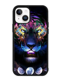 Tiger Neon iPhone 14 Plus Case QC7776