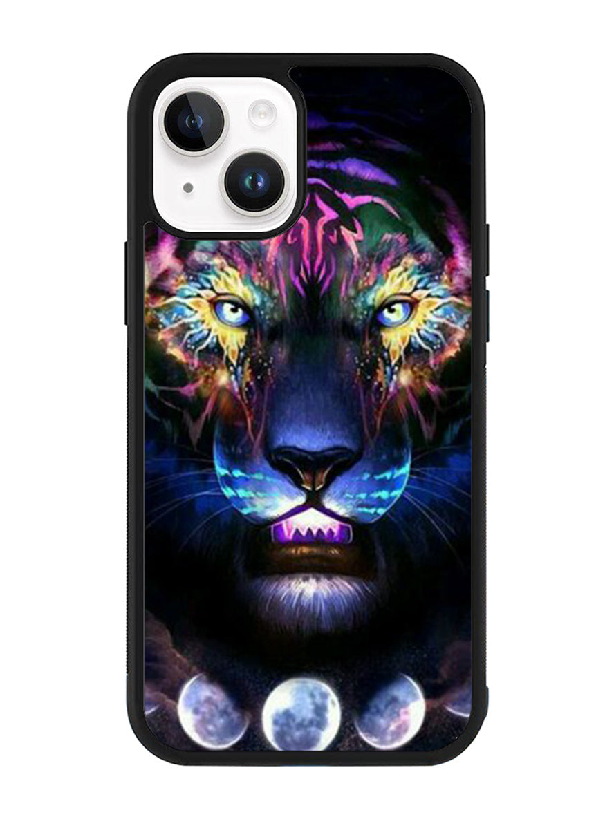 Tiger Neon iPhone 14 Case QC7776