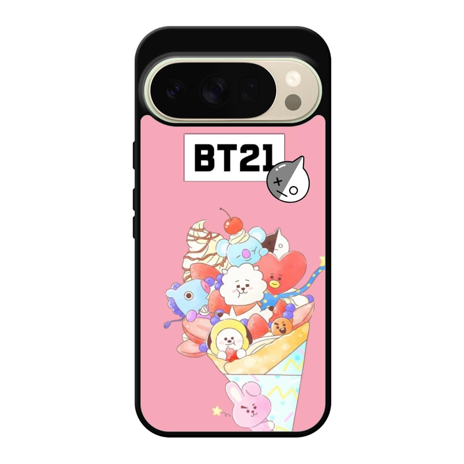 BTS BT21 Pink Cute Google Pixel 10 Pro Case OV4309