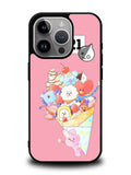 BTS BT21 Pink Cute iPhone 15 Pro Case OV4309