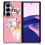 BTS BT21 Pink Cute Samsung Galaxy Z Fold 7 Case OV4309