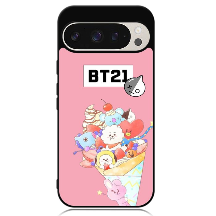 BTS BT21 Pink Cute Google Pixel 9 | Pixel 9 Pro Case OV4309