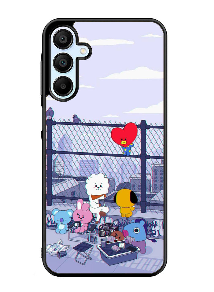 BTS BT21 Cute Rooftop Samsung Galaxy A15 5G Case OV4270