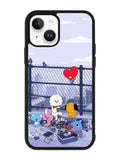 BTS BT21 Cute Rooftop iPhone 15 Plus Case OV4270