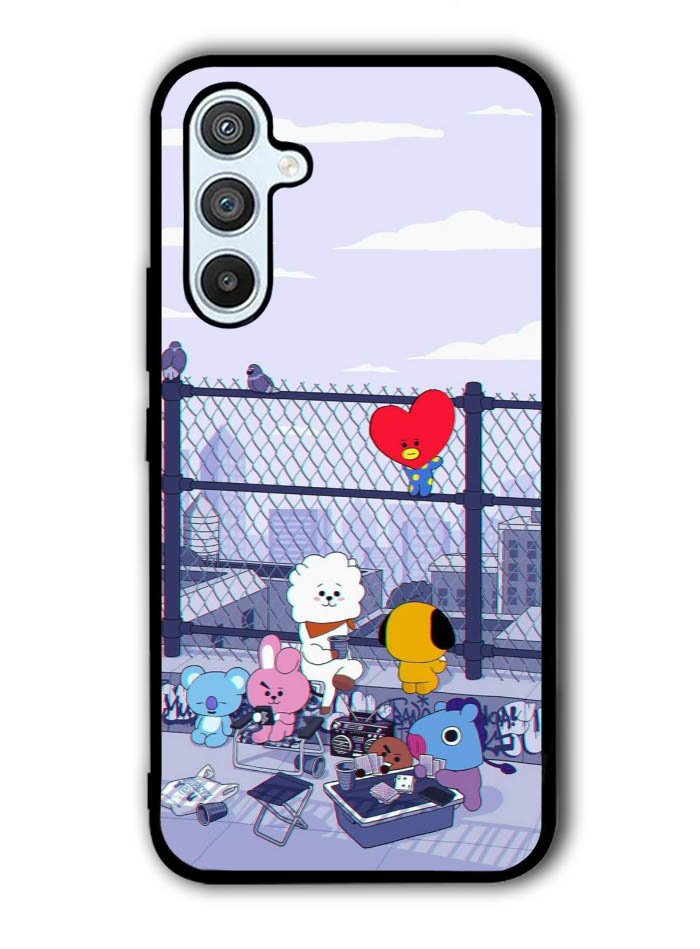 BTS BT21 Cute Rooftop Samsung Galaxy A54 5G Case OV4270
